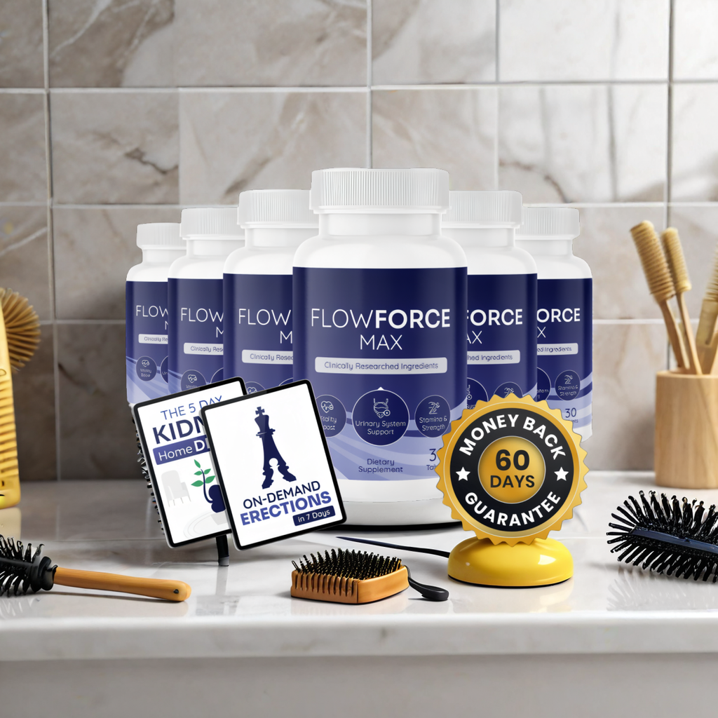 FlowForce Max - 6 Bottles + 2  Ebooks